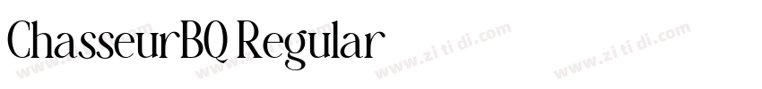 ChasseurBQ Regular字体转换 ChasseurBQ Regular字体转换